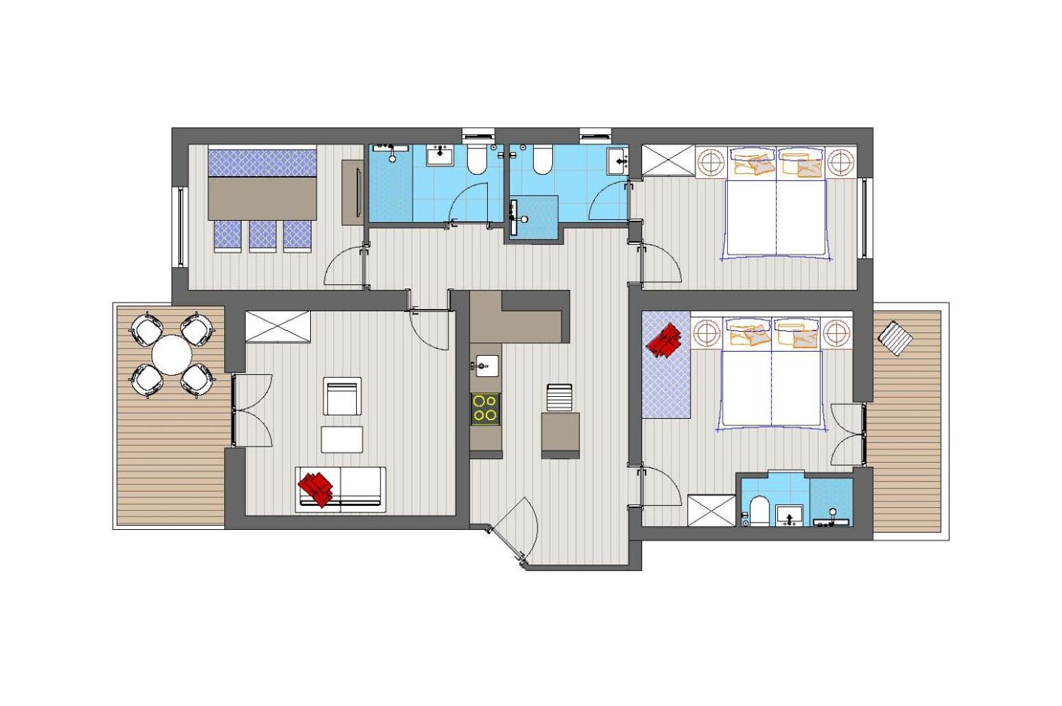 Appartements Pungg Fügen Dış mekan fotoğraf
