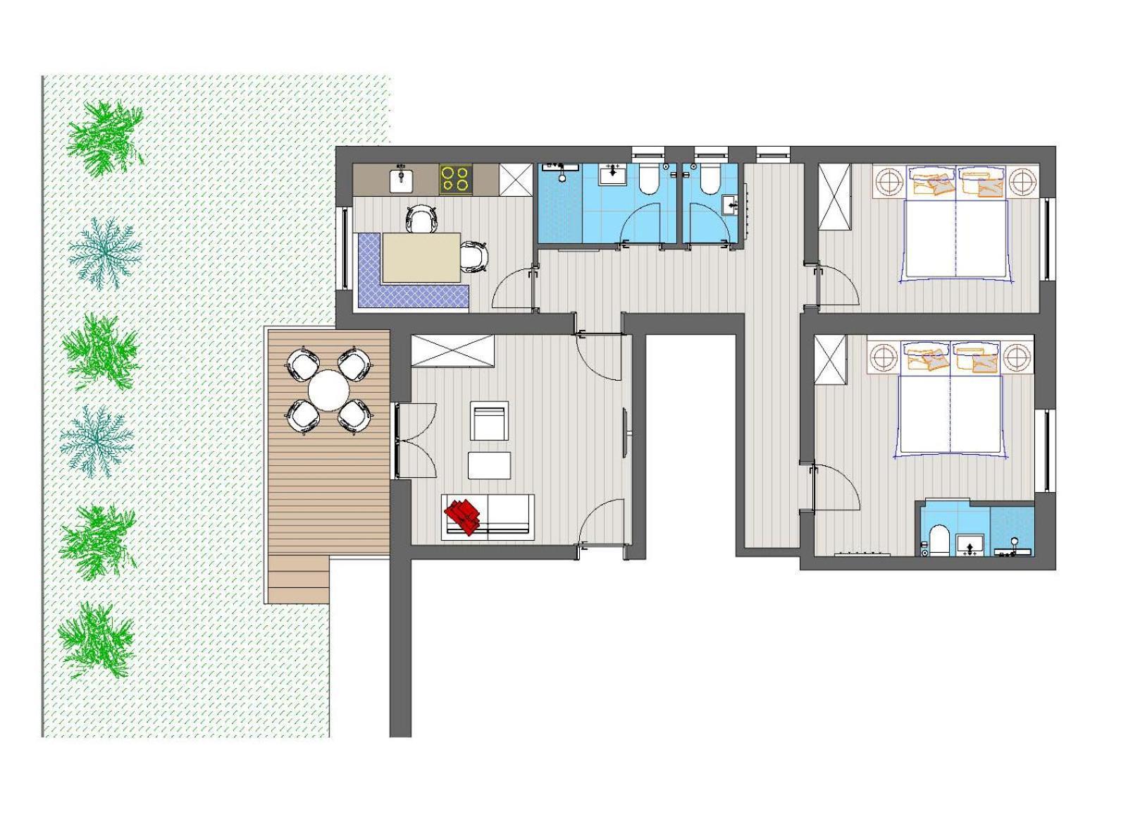 Appartements Pungg Fügen Dış mekan fotoğraf